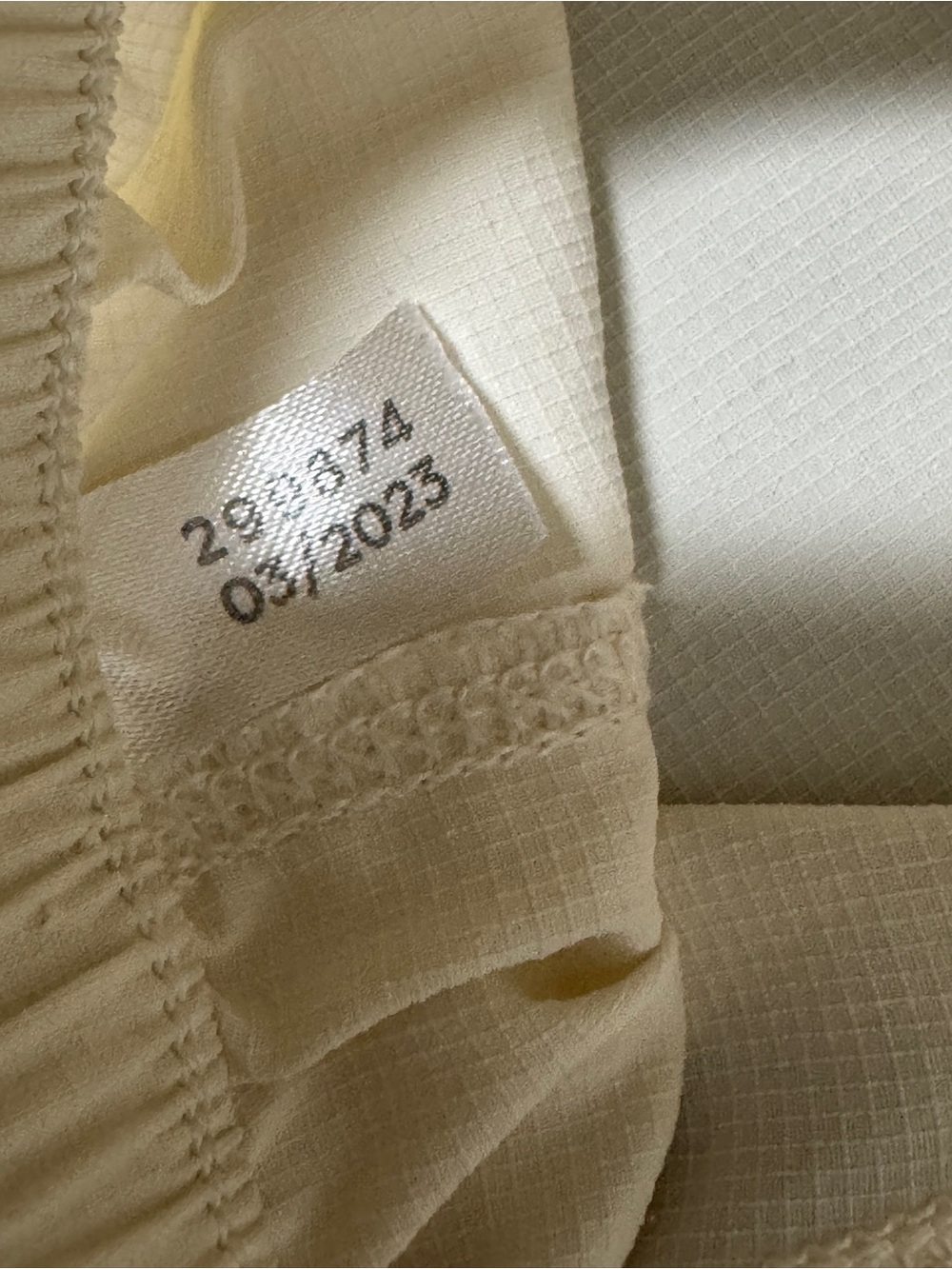 WAS89 {Outdoor Voices} "Rectrek" Cream Bone Off White Hiking Utility Shorts - Picture 4 of 5